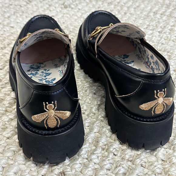 SOLD Like New Gucci Horsebit Lug Loafer 39 ( 8-8.5 US) - Picture 7 of 12